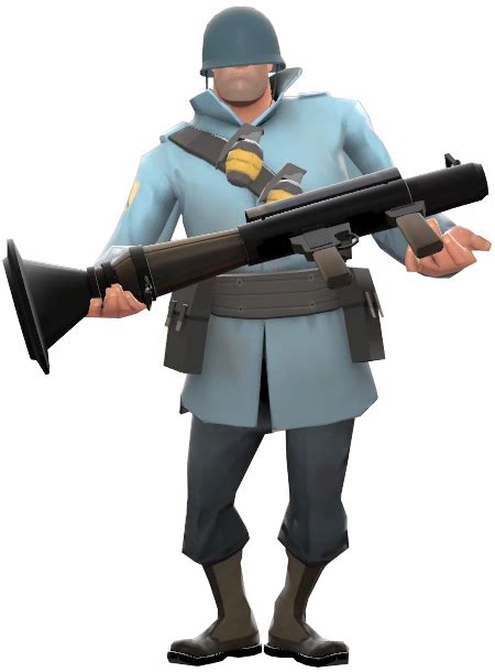 Team Fortress 2 The Blu Soldier Exclusive Statue Ubicaciondepersonas
