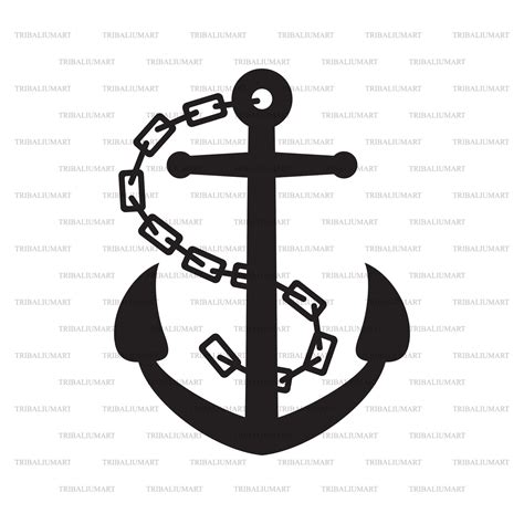 Anchor With Chain Clipart