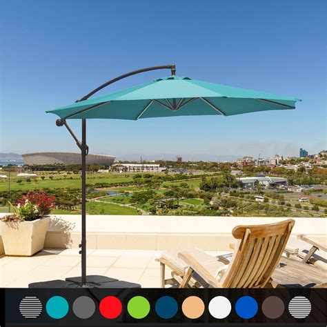 10 Ft Offset Cantilever Patio Umbrella Patios Home Design Ideas