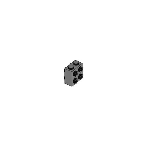 Lego Dark Stone Gray Brick X X With Studs On Opposite Sides