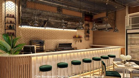 Cafe Restaurant Interior Design on Behance