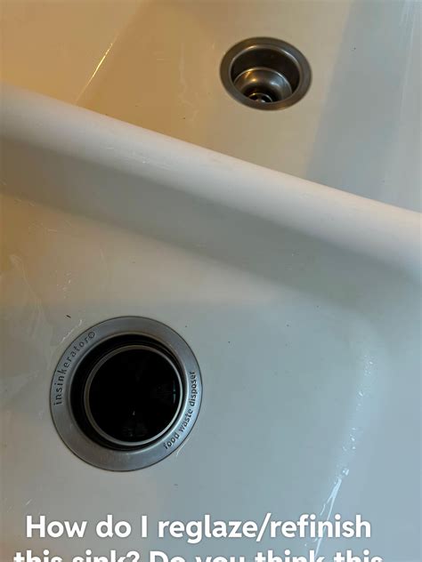 How do I refinish/reglaze my white kitchen sink? And what is it made of