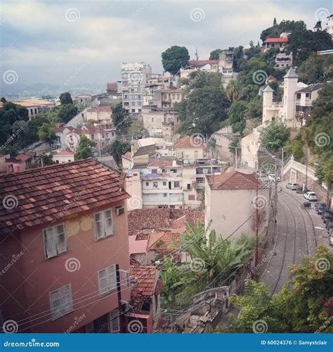 Street In Santa Teresa Rio De Janeiro Brazil Stock Photo Image