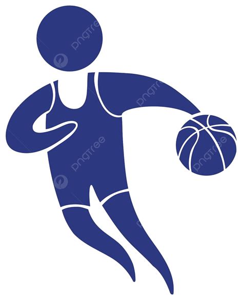 Icono De Baloncesto En Color Azul Clip De Icono De Recorte Vector Png Recorte Icono Acortar