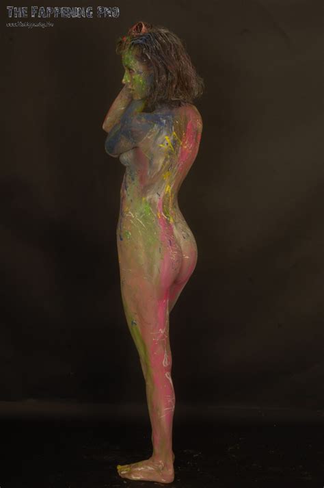 Becca Scott Nude Bodypaint Photos The Fappening