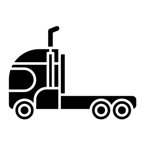 Premium Vector Truck Trailer Vector Illustration Style