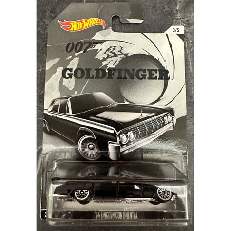 Hot Wheels 風火輪 64 Lincoln 林肯 Continental 007 情報員 模型車 模型 蝦皮購物