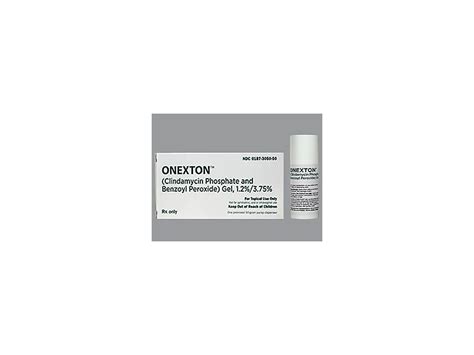 Onexton Gel Clindamycin Phosphate And Benzoyl Peroxide 1 2 3 75