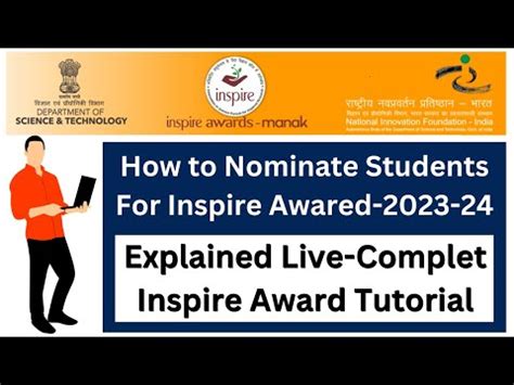 How To Nominate Students For Inspire Award Inspire Award Manak