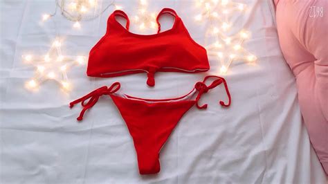 Usa Hot Selling New Style Two Piece Swimsuit Sexy Low Cut String Bikini Thong Free Shipping