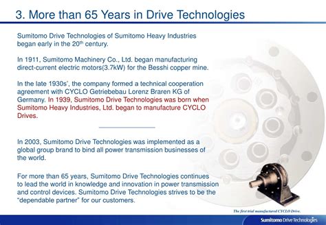 Ppt Introduction Of Sumitomo Drive Technologies Powerpoint