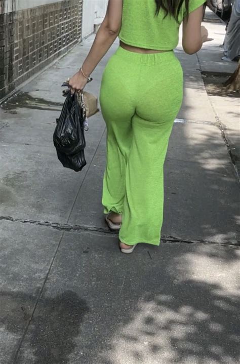 Latina See Through Green Soft Leggings Tumbex