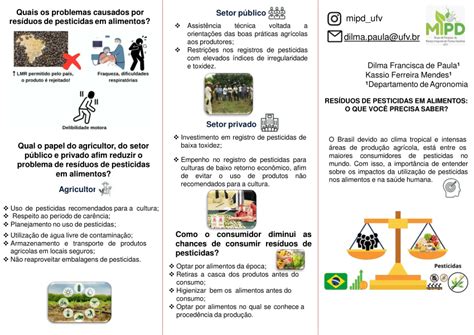 PDF RESÍDUOS DE PESTICIDAS EM ALIMENTOS O QUE VOCÊ PRECISA SABER