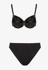 Czarne Bikini Biustonosz Z Tr Jk Tn Ozdob I Majtki Typu Figi Natisalia Born Be