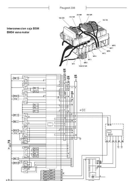 Схема блока bsi peugeot 307 - 96 фото