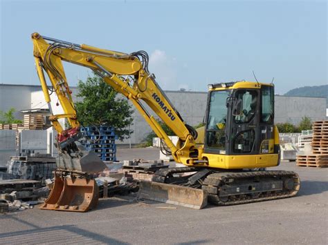 Komatsu PC 80 MR-3 aufgenommen am 27.07.2014 - Fahrzeugbilder.de