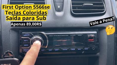 Som Automotivo Barato Teclas Coloridas Sa Da Para Sub Comprei E