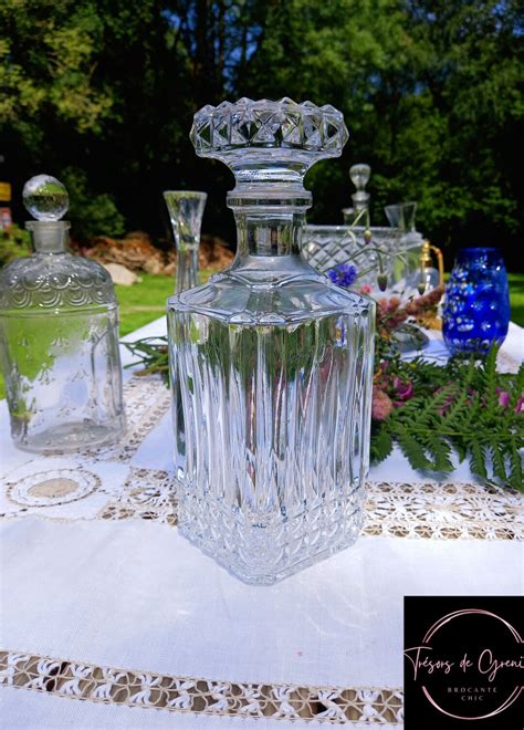 Glass Cognac Carafe Etsy