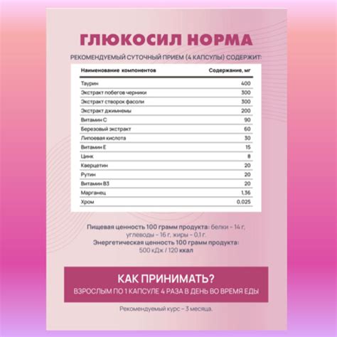 Глюкосил Норма При сахарном диабете и метаболическом синдроме. Арт Лайф ...