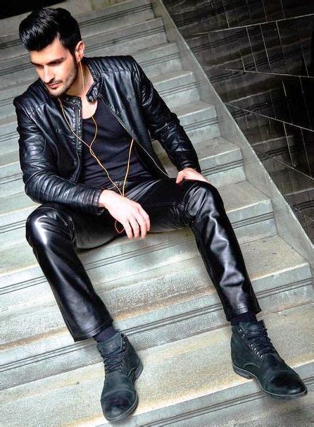 Shinyhide Mens Leather Clothing Mens Leather Pants Leather Street Style