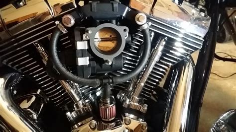 Installed Dk Custom External Breather Harley Davidson Forums