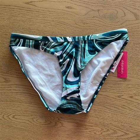 Xhilaration Swim Xhiliration High Leg Coop Waist Bikini Bottom Nwt Poshmark