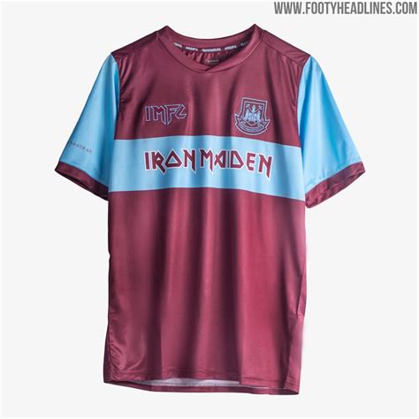 Iron Maiden x West Ham Away Kit Released - Footy Headlines