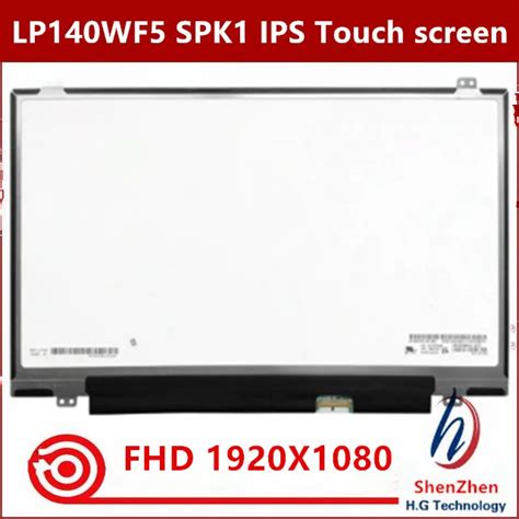 Lp140wf5 spk1 14 0 matriz do portátil para lg fru 00ny442 lcd tela de