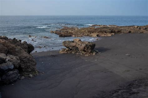 Black Sand Beach Panorama Tenerife Stock Photos, Pictures & Royalty ...