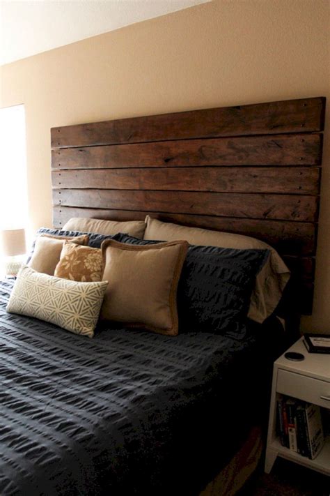 +15 Diy Wooden Headboard With Shelves Ideas - Tossist