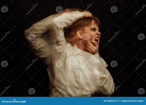 Psychopath With Schizophrenia And Mental Disorders Stock Image Image