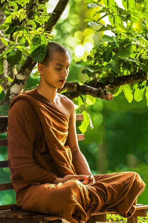 Theravada Buddhism Bowl And Robes Bowl With Robes Ordination