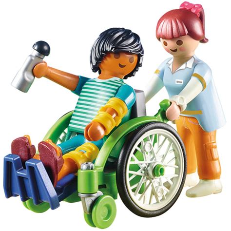 Playmobil City Life Patient In Wheelchair Figure Pack
