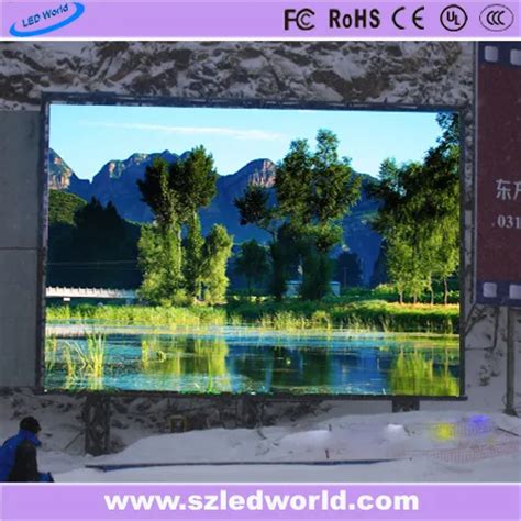 Large Giant Advertising Building Animation Media Facade Curve Video Wall Naked Eye D Led Screen