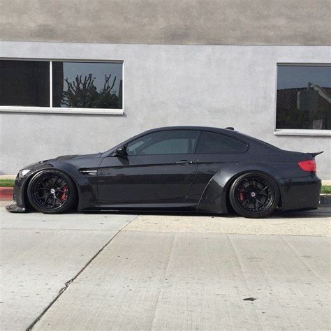 Bmw E92 M3 Black Widebody Slammed Bmw Bmw M3 Cruze