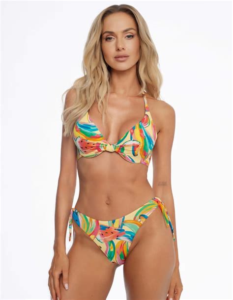 Góra od bikini usztywniana Kaia żółty ESOTIQ