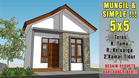 Rumah Kecil And Mungil Desain Rumah Minimalis Sederhana 5x5 Meter 2