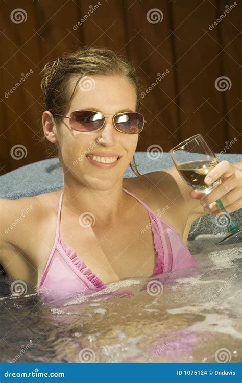 Hottub Stock Photo Image Of Bath Relaxing Leisure Bikini