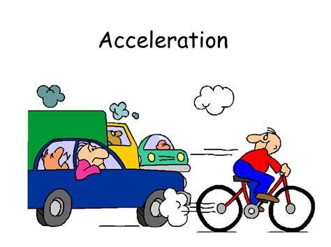 Acceleration Cartoon