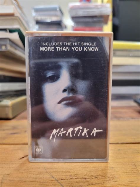 Cassette Martika More Than You Know Hobbies And Toys Music And Media Cds And Dvds On Carousell