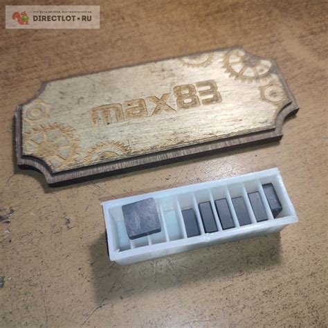 Токарная квадратная керамическая пластина , сторона 12.7 мм купить в ...