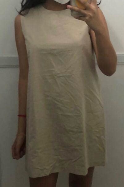 Nude Mini Dress Women S Fashion Dresses Sets Dresses On Carousell