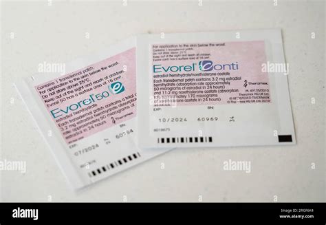 Evorel Sequi Hrt Patches Hi Res Stock Photography And Images Alamy