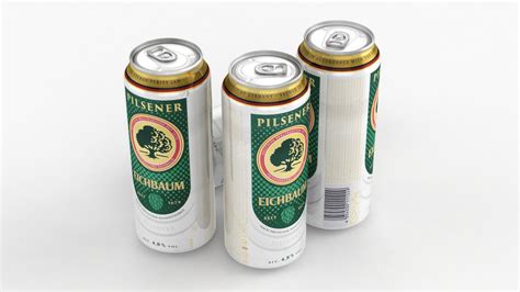 D Beer Can Eichbaum Pilsener Ml Model Turbosquid