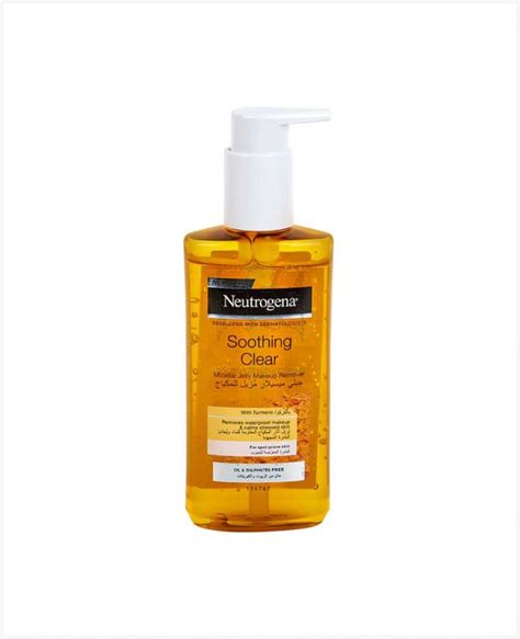 Neutrogena Soothing Clear Micellar Jelly Makeup Removr 200ml