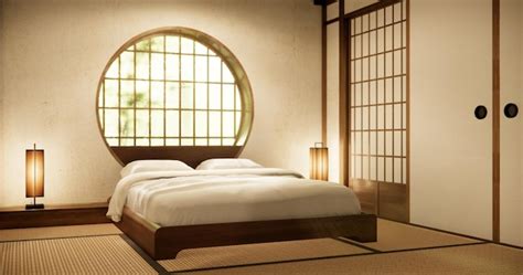 Premium Photo Interior Luxury Modern Japanese Style Bedroom Mock Up Designing The Most Beautiful