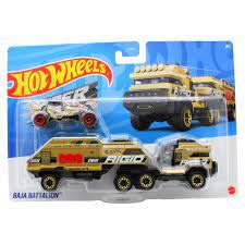 Hot Wheels Vehicle Baja Battalion Super Rigs