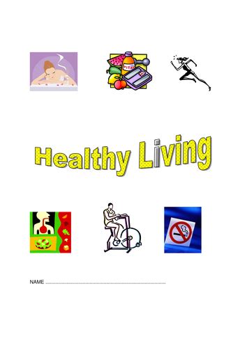 Healthy Living Psd Entry 3 Teaching Resources