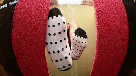 Jen Dotted Sock Crush MOV Amateur Soles Giantess And Footjobs Clips4sale