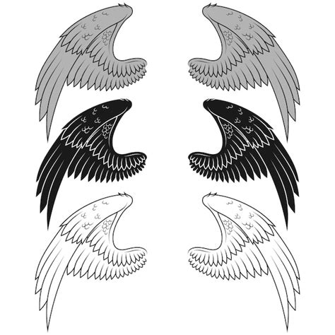 Premium Vector Angel Wings Vector Design